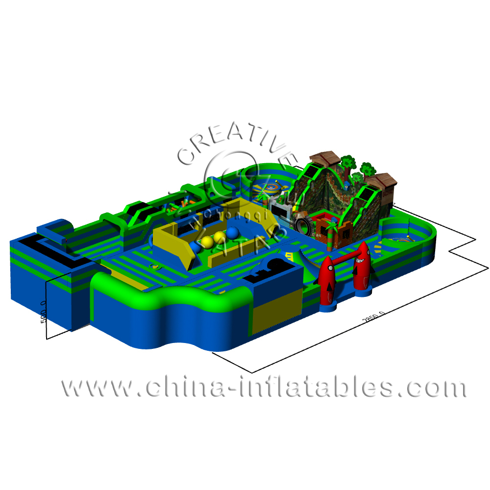 inflatable indoor playground